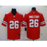 Men's Buffalo Bills #26 Devin Singletary Red Vapor Untouchable Limited Stitched NFL Jersey