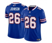 Men's Buffalo Bills #26 Ty Johnson Royal 2024 F.U.S.E. Vapor Untouchable Limited Stitched Football Jersey