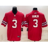 Men's Buffalo Bills #3 Damar Hamlin Red 2022 Vapor Untouchable Stitched NFL Nike Limited Jersey