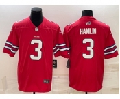 Men's Buffalo Bills #3 Damar Hamlin Red 2022 Vapor Untouchable Stitched NFL Nike Limited Jersey