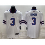 Men's Buffalo Bills #3 Damar Hamlin White Vapor Untouchable Limited Stitched Jersey