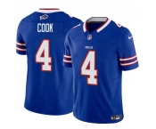 Men's Buffalo Bills #4 James Cook Blue 2023 F.U.S.E. Vapor Untouchable Limited Football Stitched Jersey