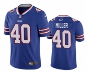 Men's Buffalo Bills #40 Von Miller Blue Vapor Untouchable Limited Stitched Football Jersey