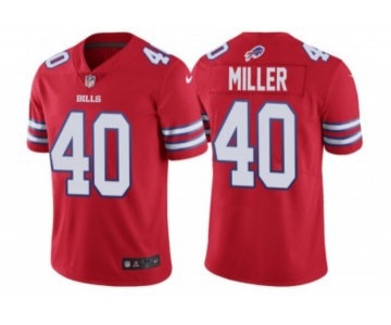 Men's Buffalo Bills #40 Von Miller Red Vapor Untouchable Limited Stitched Jersey