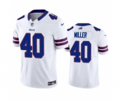 Men's Buffalo Bills #40 Von Miller White 2023 F.U.S.E. Vapor Untouchable Limited Stitched Jersey