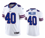 Men's Buffalo Bills #40 Von Miller White Vapor Untouchable Limited Stitched Football Jersey