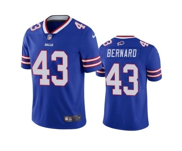 Men's Buffalo Bills #43 Terrel Bernard Blue Vapor Untouchable Limited Stitched Jersey