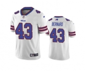 Men's Buffalo Bills #43 Terrel Bernard White Vapor Untouchable Limited Stitched Jersey