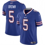 Men's Buffalo Bills #5 Anthony Brown Blue 2024 Vapor Untouchable Limited Football Stitched Jersey