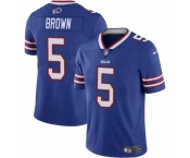 Men's Buffalo Bills #5 Anthony Brown Blue 2024 Vapor Untouchable Limited Football Stitched Jersey