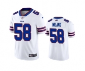 Men's Buffalo Bills #58 Matt Milano 2022 White Vapor Untouchable Limited Stitched Jersey