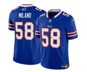 Men's Buffalo Bills #58 Matt Milano Royal 2024 F.U.S.E. Vapor Untouchable Limited Stitched Football Jersey