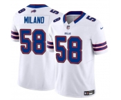 Men's Buffalo Bills #58 Matt Milano White 2024 F.U.S.E. Vapor Untouchable Limited Stitched Football Jersey