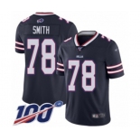 Men's Buffalo Bills #78 Bruce Smith Limited Navy Blue Inverted Legend 100th Season Football Jersey