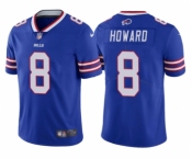 Men's Buffalo Bills #8 O. J. Howard Blue Vapor Untouchable Limited Stitched Football Jersey