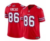 Men's Buffalo Bills #86 Dalton Kincaid Red 2024 F.U.S.E. Vapor Untouchable Limited Stitched Football Jersey