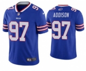 Men's Buffalo Bills #97 Mario Addison Blue Vapor Untouchable Limited Stitched Football Jersey