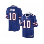 Men's Nike Buffalo Bills #10 Philly Brown Limited Royal Blue Team Color NFL Jersey