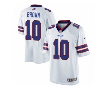 Men's Nike Buffalo Bills #10 Philly Brown Limited White NFL Jersey