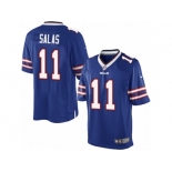 Men's Nike Buffalo Bills #11 Greg Salas Limited Royal Blue Team Color NFL Jersey