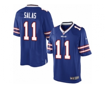 Men's Nike Buffalo Bills #11 Greg Salas Limited Royal Blue Team Color NFL Jersey