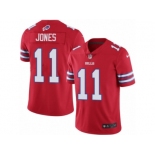 Men's Nike Buffalo Bills #11 Zay Jones Limited Red Rush NFL Jersey