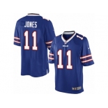 Men's Nike Buffalo Bills #11 Zay Jones Limited Royal Blue Team Color NFL Jerse