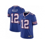 Men's Nike Buffalo Bills #12 Jim Kelly Vapor Untouchable Limited Royal Blue Team Color NFL Jersey