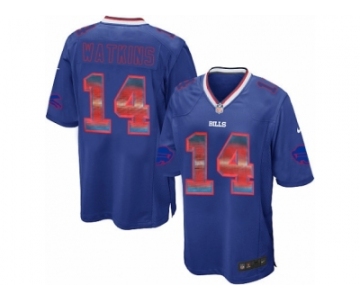 Men's Nike Buffalo Bills #14 Sammy Watkins Limited Royal Blue Strobe NFL Jersey