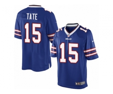 Men's Nike Buffalo Bills #15 Brandon Tate Limited Royal Blue Team Color NFL Jersey