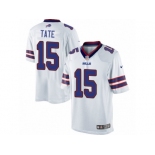 Men's Nike Buffalo Bills #15 Brandon Tate Limited White NFL Jersey