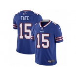 Men's Nike Buffalo Bills #15 Brandon Tate Vapor Untouchable Limited Royal Blue Team Color NFL Jersey