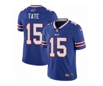 Men's Nike Buffalo Bills #15 Brandon Tate Vapor Untouchable Limited Royal Blue Team Color NFL Jersey