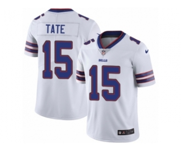 Men's Nike Buffalo Bills #15 Brandon Tate Vapor Untouchable Limited White NFL Jersey