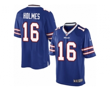 Men's Nike Buffalo Bills #16 Andre Holmes Limited Royal Blue Team Color NFL Jersey