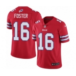 Men's Nike Buffalo Bills #16 Robert Foster Limited Red Rush Vapor Untouchable NFL Jersey