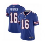 Men's Nike Buffalo Bills #16 Robert Foster Royal Blue Team Color Vapor Untouchable Limited Player NFL Jersey