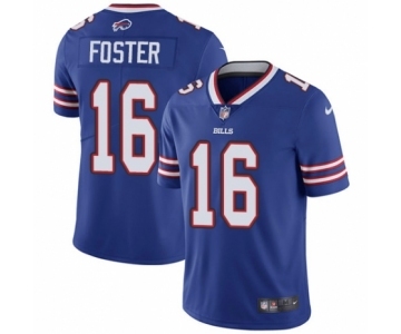 Men's Nike Buffalo Bills #16 Robert Foster Royal Blue Team Color Vapor Untouchable Limited Player NFL Jersey