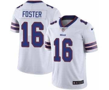 Men's Nike Buffalo Bills #16 Robert Foster White Vapor Untouchable Limited Player NFL Jersey