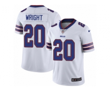 Men's Nike Buffalo Bills #20 Shareece Wright Vapor Untouchable Limited White NFL Jersey