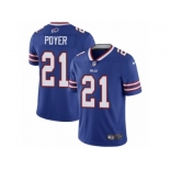 Men's Nike Buffalo Bills #21 Jordan Poyer Vapor Untouchable Limited Royal Blue Team Color NFL Jersey