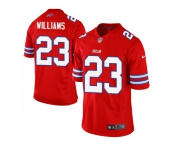 Men's Nike Buffalo Bills #23 Aaron Williams Limited Red Rush NFL Jersey