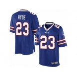 Men's Nike Buffalo Bills #23 Micah Hyde Limited Royal Blue Team Color NFL Jersey