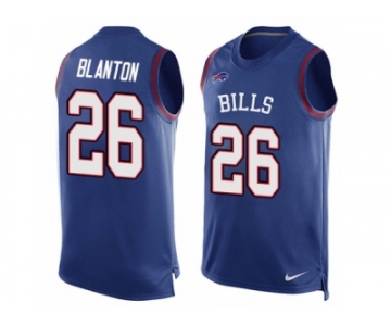 Men's Nike Buffalo Bills #26 Robert Blanton Limited Royal Blue Player Name & Number Tank Top NFL Jersey