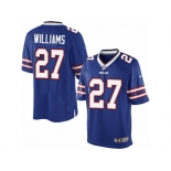 Men's Nike Buffalo Bills #27 Duke Williams Limited Royal Blue Team Color NFL Jersey