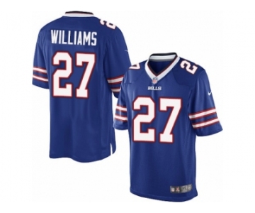 Men's Nike Buffalo Bills #27 Duke Williams Limited Royal Blue Team Color NFL Jersey