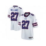 Men's Nike Buffalo Bills #27 Duke Williams Limited White NFL Jersey