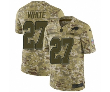 Men's Nike Buffalo Bills #27 Tre'Davious White Limited Camo 2018 Salute to Service NFL Jersey