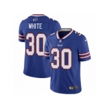 Men's Nike Buffalo Bills #30 Corey White Vapor Untouchable Limited Royal Blue Team Color NFL Jersey