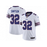 Men's Nike Buffalo Bills #32 O. J. Simpson Vapor Untouchable Limited White NFL Jersey